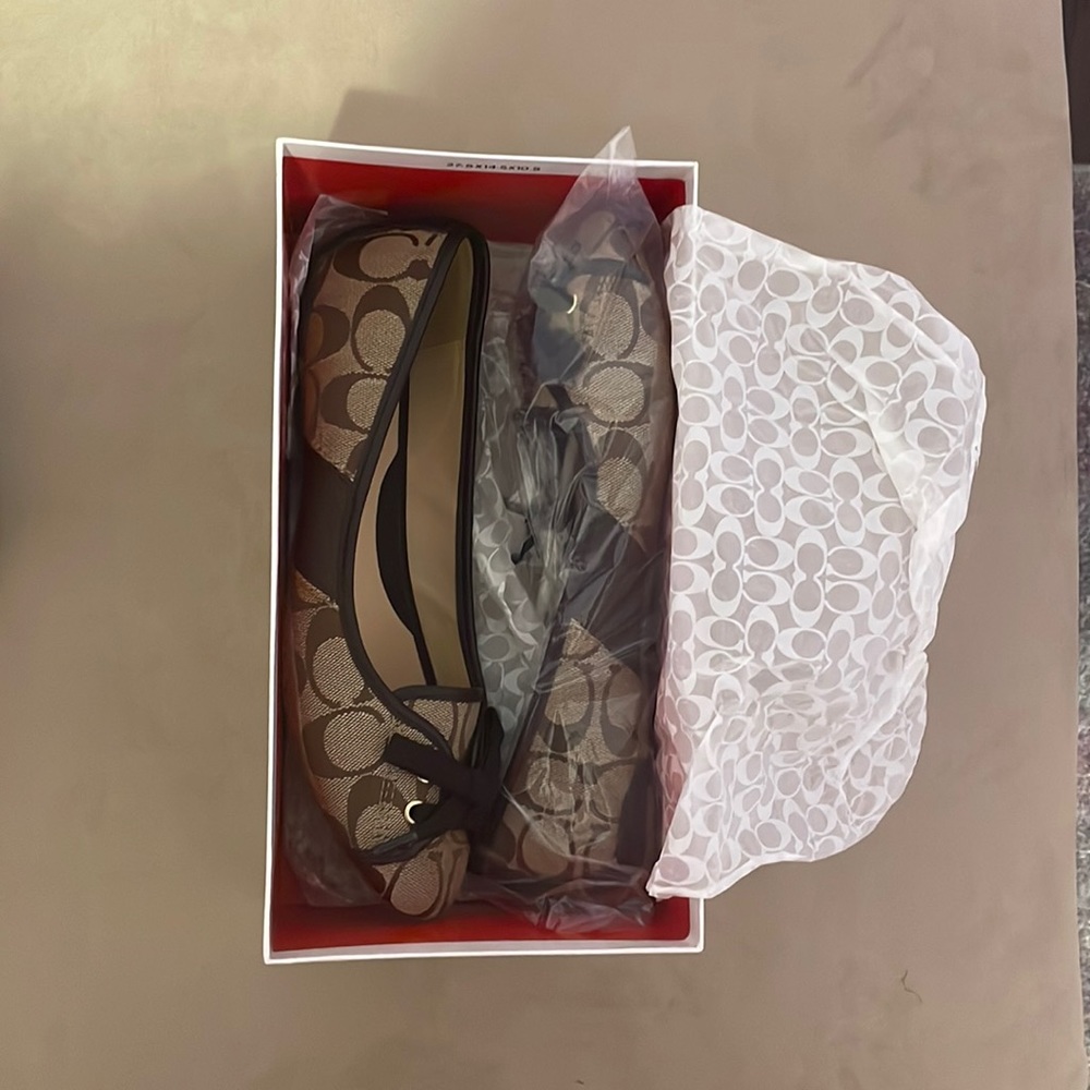 Coach ballerina flats